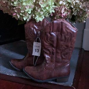 NWOT Girls cowboy boots